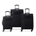 DELSEY SECURITECH VANGUARD 3-PIECE SET 55/70/82CM BLACK