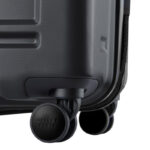LUGGAGE TAG & WHEEL CAP SET 50MM BLACK