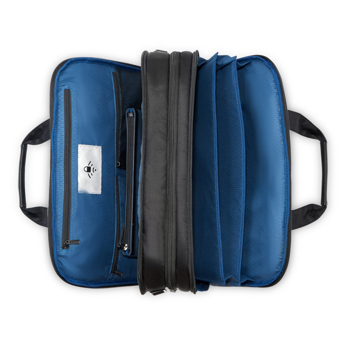 WAGRAM 15.6 INCH 2-COMPARTMENT SATCHEL BAG BLACK - Image 5