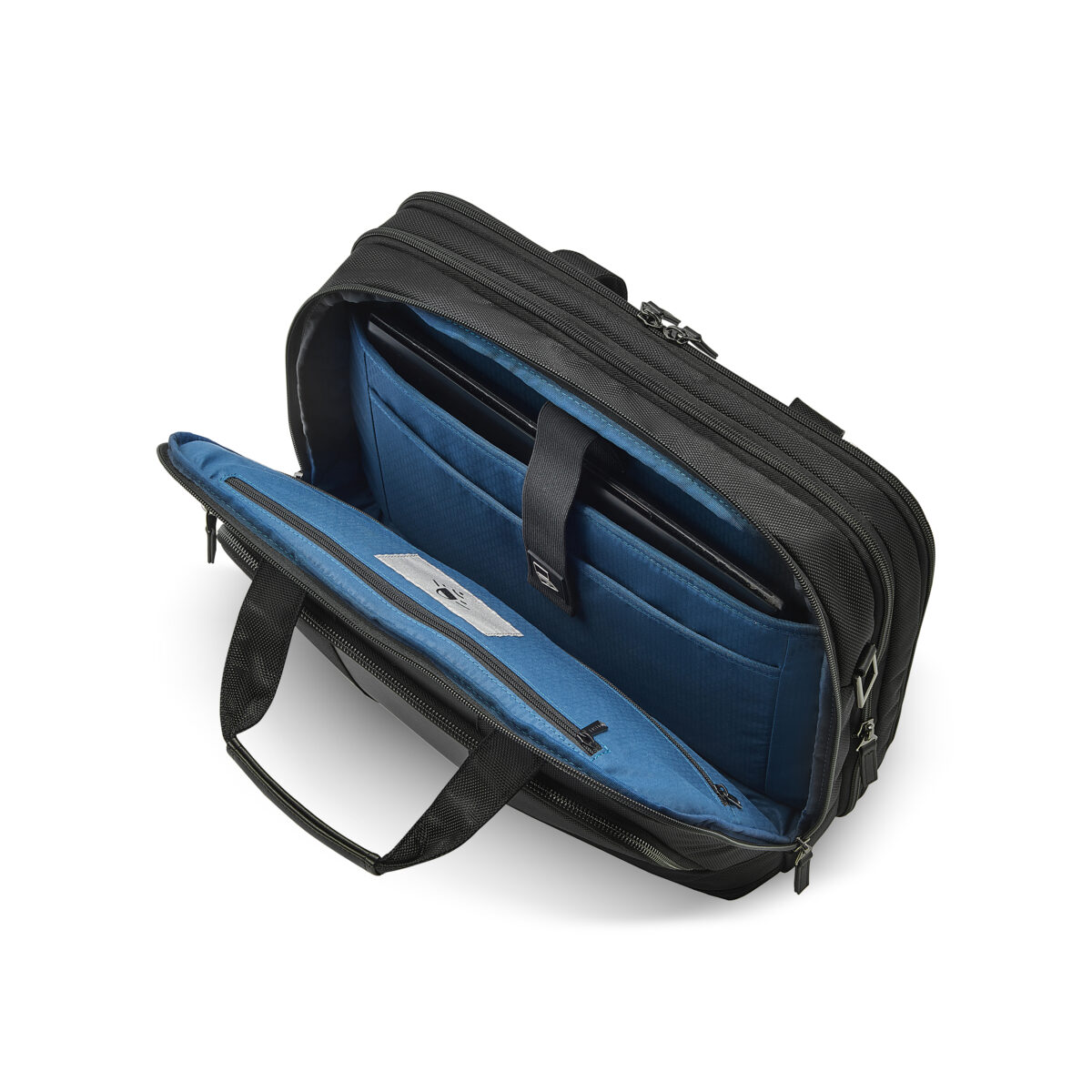 WAGRAM 15.6 INCH 2-COMPARTMENT SATCHEL BAG BLACK - Image 6
