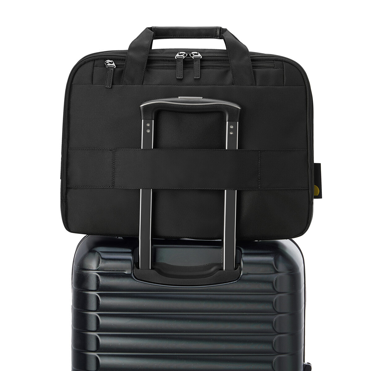 WAGRAM 15.6 INCH 2-COMPARTMENT SATCHEL BAG BLACK - Image 4