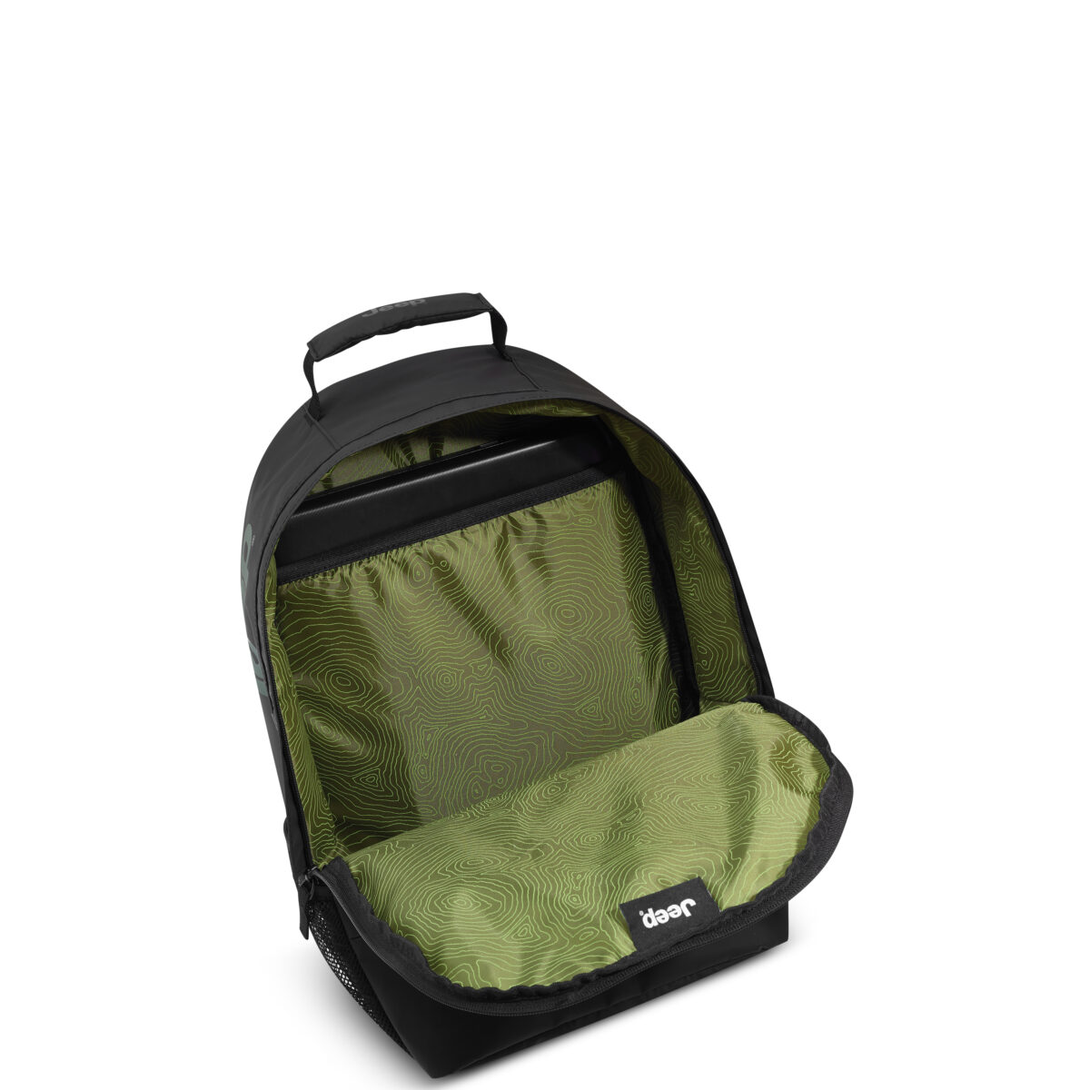 JEEP 17.3 INCH DUAL MATERIAL BACKPACK BLACK - Image 6