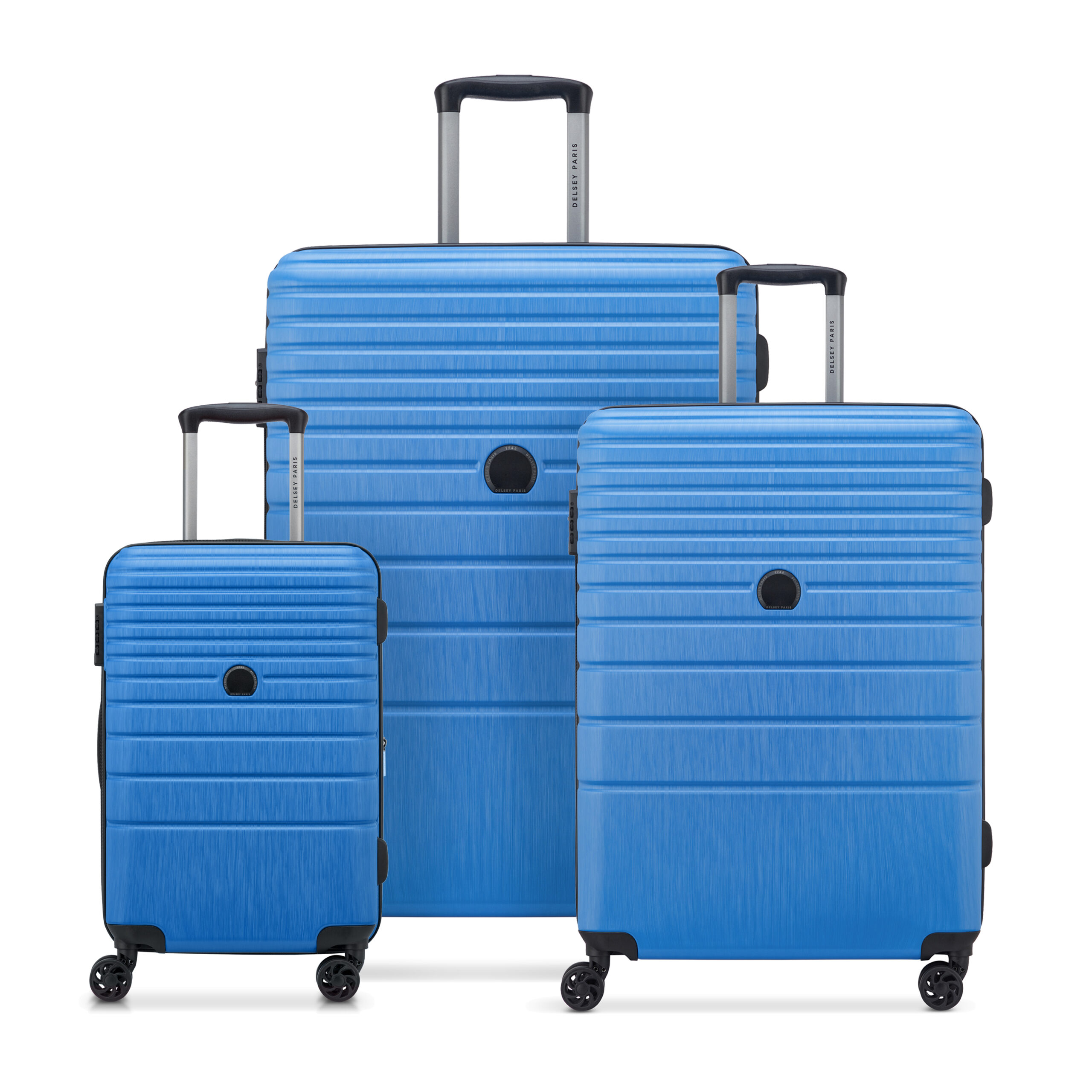 ALEXANDRA 3-PIECE SET 55/70/82CM BLUE - DELSEY® Paris | The