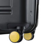 LUGGAGE TAG & WHEEL CAP SET 50MM YELLOW