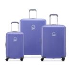 DELSEY X UNITED COLORS OF BENETTON HARDSIDE 3-PIECE SET (L+M+S) 55/70/82CM VIOLET