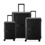 COLOR BL0CK HRD 55/70/82CM 4DW TR BLACK