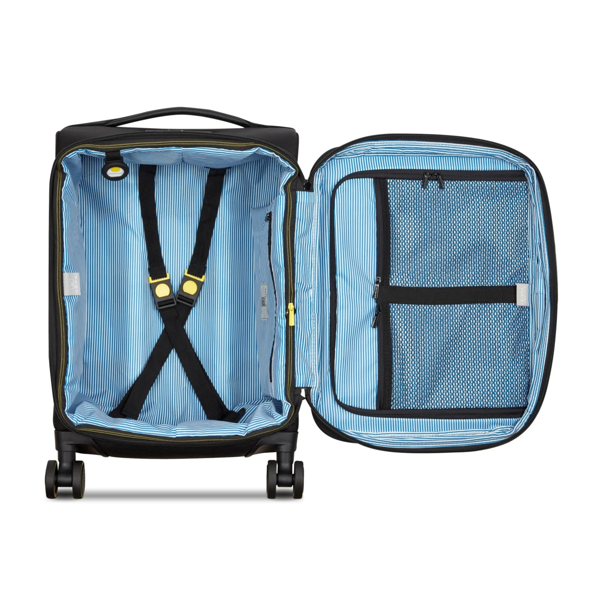Montmartre Air  3.0 4-Double Wheel Expandable Trolley Suitcase 55cm Black - Image 3