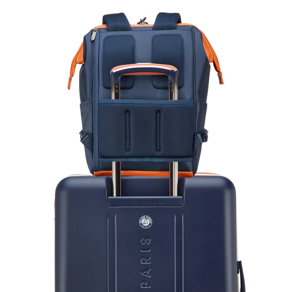 CADENCE x ROLAND GAROSS SOFT BACKPACK 14" BLUE NAVY - Image 7