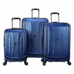 Cruise Expendable Spinner luggage tolley suitcase 3 pcs set (L+M+S) 58/70/80cm blue