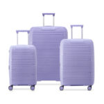 Securitech Dune Expendable Double wheel trolley 3pcs set (L+M+S) 55/70/82cm Purple